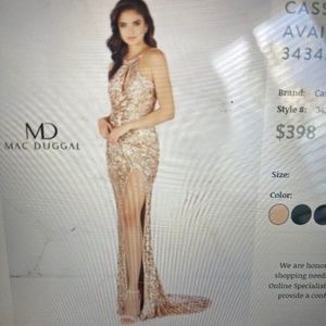 Mac Duggar evening Gown